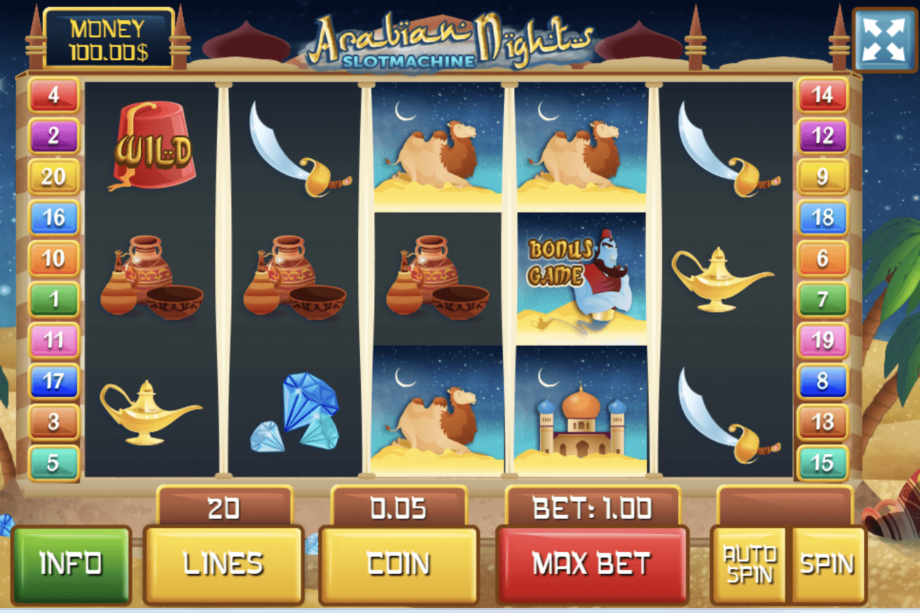Arabian Nights Casino Game Preview
